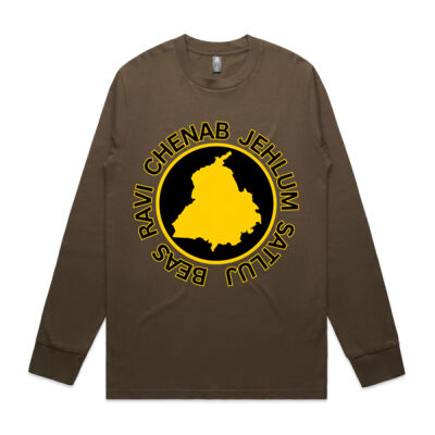 Punjab River Names Mens Longsleeve T-shirt Thumbnail