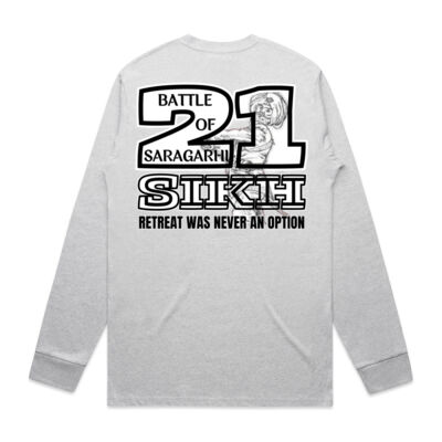 21 Sikh Longsleeve T-shirt (Back Side Print) Thumbnail