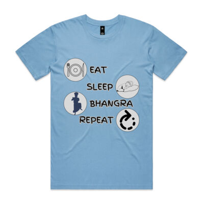 Eat Sleep Bhangra Repeat Mens T-shirt Thumbnail