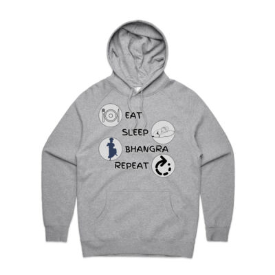 Eat Sleep Bhangra Repeat Mens Hoodie Thumbnail