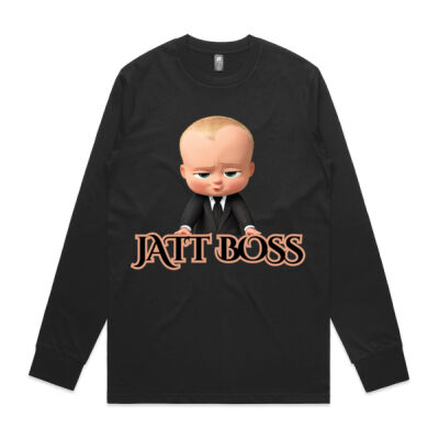 Jatt Boss Mens Longsleeve T-shirt Thumbnail
